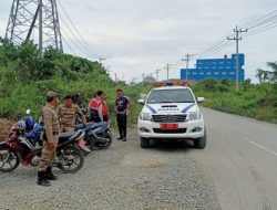 Kendaraan dengan Tonase Di Atas 8 Ton Dilarang Melintas di Jalan Bulu Perinduh 