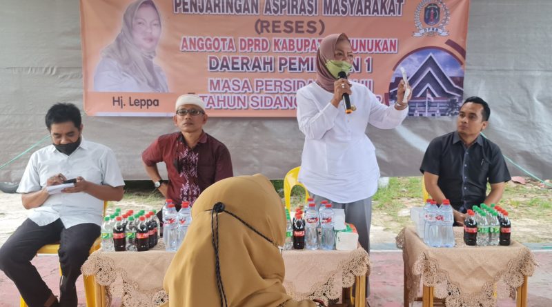 Reses Ketua DPRD Nunukan Jaring Aspirasi Di Kelurahan Nunukan Utara.