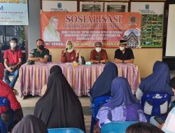 Sosper Ketua DPRD Nunukan Sosialisasikan Penanggulangan Covid 19.