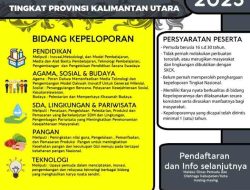 Pemprov Kaltara Akan Gelar Seleksi Pemuda Pelopor 2023