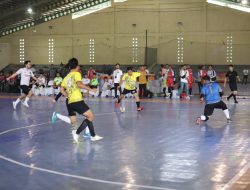Taklukkan Kemenko PMK, Tim Futsal Kaltara Melaju ke 16 Besar 