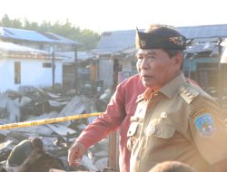 Gubernur Kaltara Sambangi Lokasi Kebakaran dan Berikan Bantuan