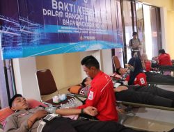 Polda Kaltara Gelar Donor Darah Dalam Rangka Hari Lalu Lintas Bhayangkara