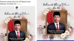 Viral! Desain Ucapan Ulang Tahun Jokowi dari Kominfo Menuai Kontroversi di Media Sosial