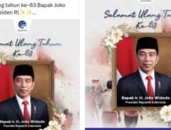 Viral! Desain Ucapan Ulang Tahun Jokowi dari Kominfo Menuai Kontroversi di Media Sosial