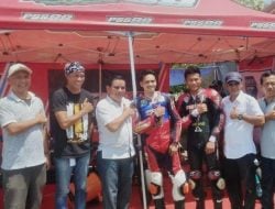 Wabup Ingkong Ala Sambangi Rider Asal Bulungan di BMC 2024 Malinau