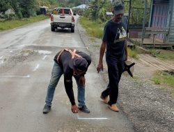 Kontraktor Tetap Perbaiki Kerusakan Jalan Lingkungan di Long Beluah