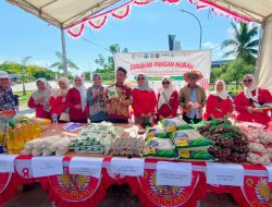 Meriahkan HUT Kemerdekaan RI, DPKP Kaltara melaksanakan GPM di PLBN Sei Nyamuk Sebatik