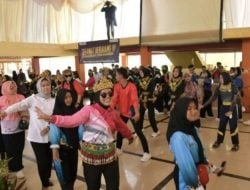 Rangkaian Paras Fest HUT Kabupaten Nunukan ke 25,  Lomba Senam Yameto Digelar di  Paras Perbatasan