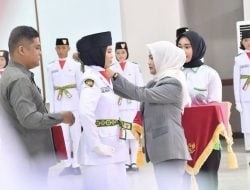 Pasukan Pengibar Bendera Pusaka Kabupaten Nunukan Tahun 2024 Resmi Dikukuhkan