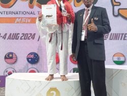 Kembali Ukir Prestasi, Dastan Raih Medali Perak di Ajang MBW International Taekwondo