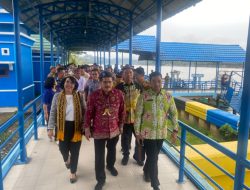 Tiba di Tanjung Selor, Pjs Gubernur Kaltara Disambut Jajaran Pejabat Pemprov 