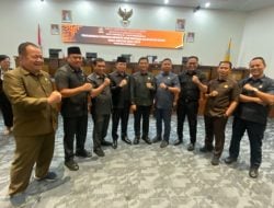 Achmad Djufrie Ketua DPRD Kaltara, M Nasir dan Muddain Wakil Ketua 