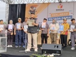 Gelar Jalan Sehat, Bawaslu Kaltara Sosialisasikan Pengawasan Pilkada 2024