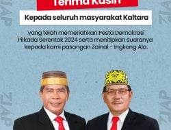 Pilkada Kaltara 2024, ZIAP Menang Telak 