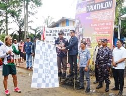 Gubernur Buka Eksibisi Triathlon 2025, Momentum Membangun Wilayah Perbatasan