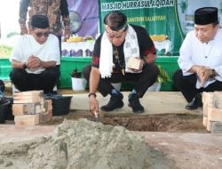 Gubernur Zainal Resmikan Peletakan Batu Pertama Masjid dan Madrasah Hurrasul Aqidah di Tarakan