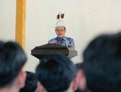 Wagub Ingkong Ala Letakkan Batu Pertama Pembangunan Gedung Serbaguna SMTK Long Bia
